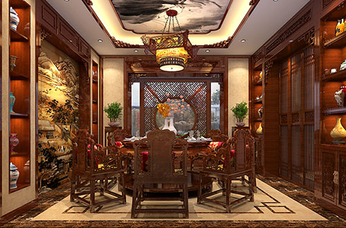 亳州温馨雅致的古典中式家庭装修设计效果图